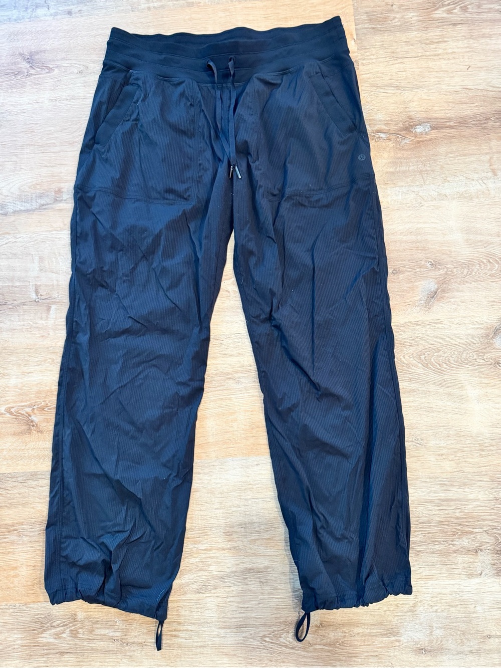 lululemon dance studio  Black Wide-Leg Drawstring Pants